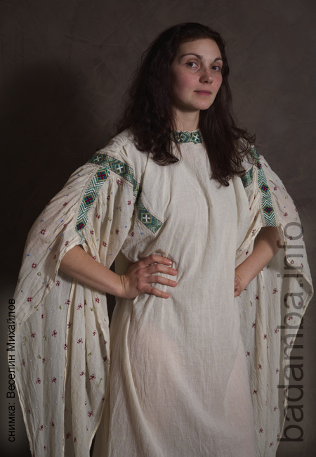 A qirl with embroidered shirt 6