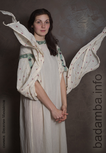 A qirl with embroidered shirt 8