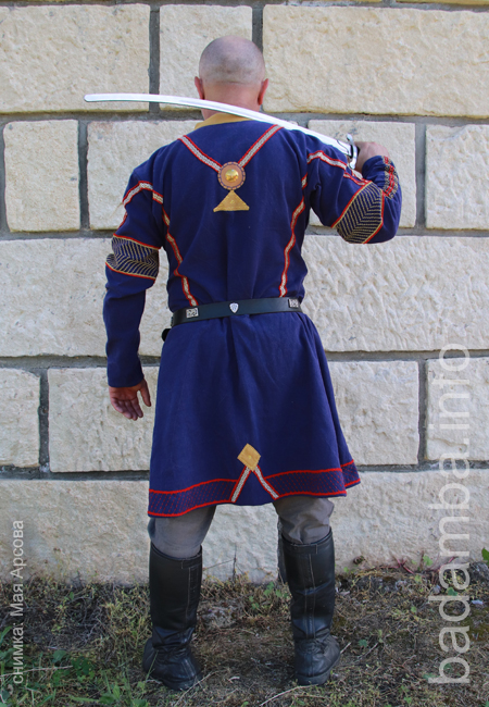 Cuman with saber - back