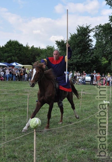 Horseman with spear
